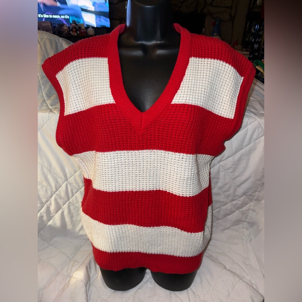 Vintage Pullover sweater vest vintage || Size L || Marie-Chantale Paris